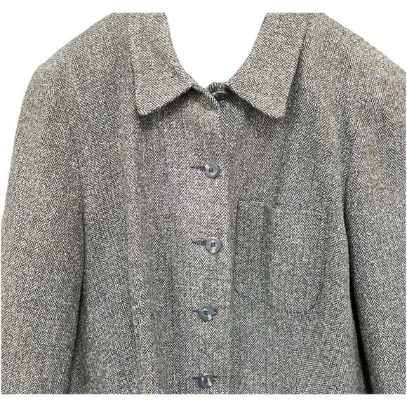 Maggie McNaughton Vtg Women's Blue Blazer Jacket Sz 18 Office Business Preppy - Picture 3 of 7